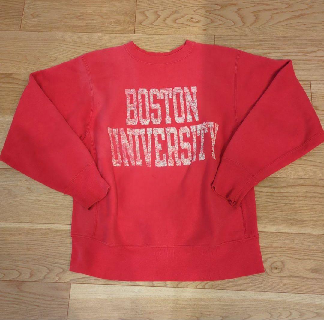 BOSTON UNIVERSITY リバースウィーブ　80s