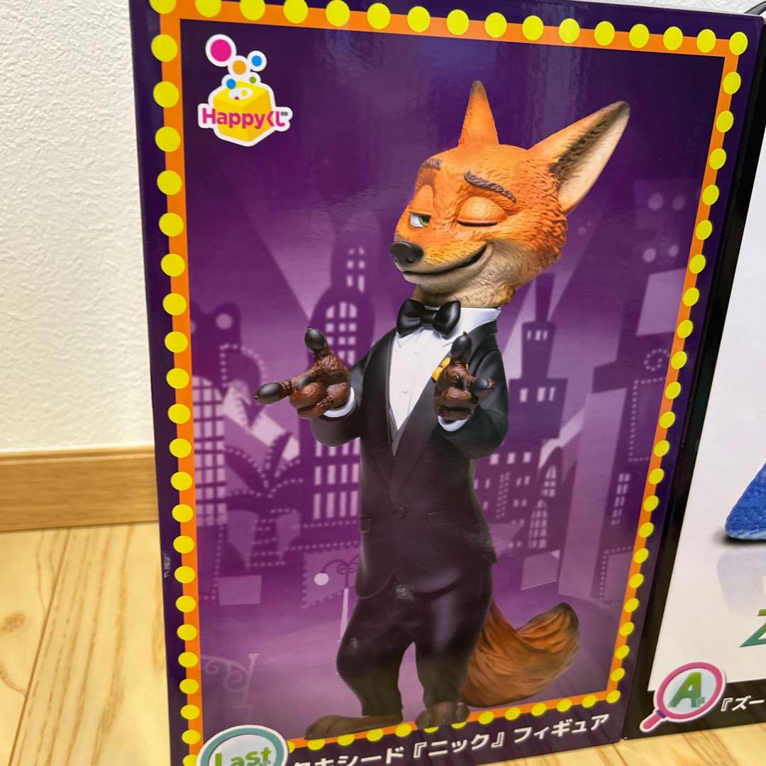 ズートピア2 ハッピーくじ A賞 ラストワン賞　ニック　フィギュア　計6点