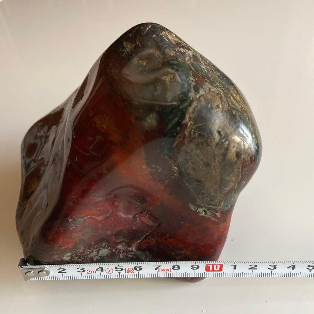 蔵出し！昭和レトロ・アンティーク＊　国産鉱物・天然石置き飾り石・台座付き　＊