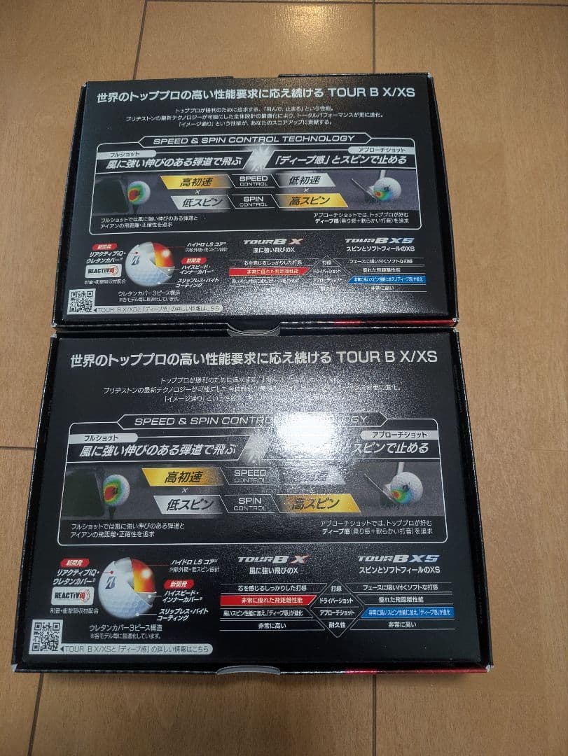 （新品）Bridgestone TOUR B X ゴルフボール 2箱セット