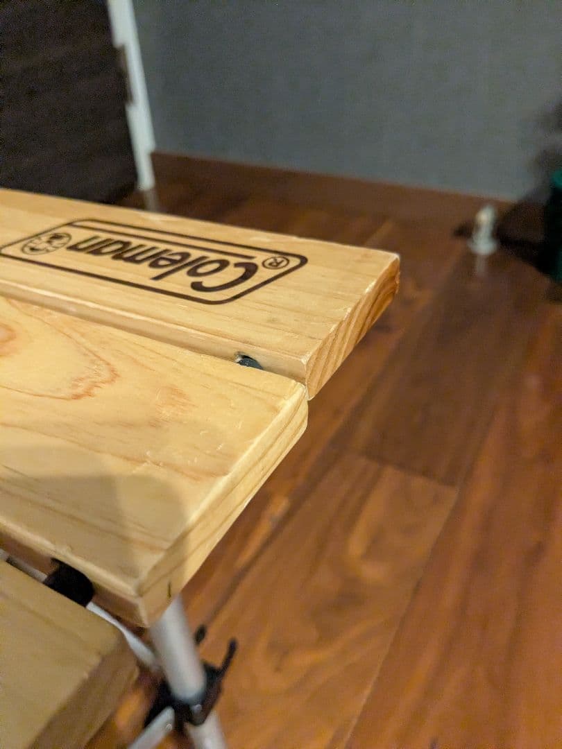 コールマン アウトドア ナチュラルウッドロールテーブル110廃盤品メルカリ祭限定