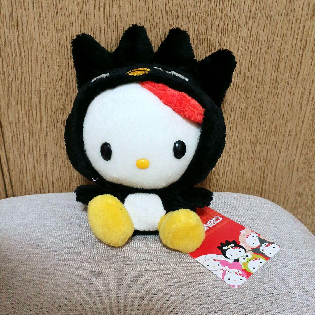 ハローキティ サンリオ　ピューロランド ばつ丸　ぬいぐるみ　マスコット　レア