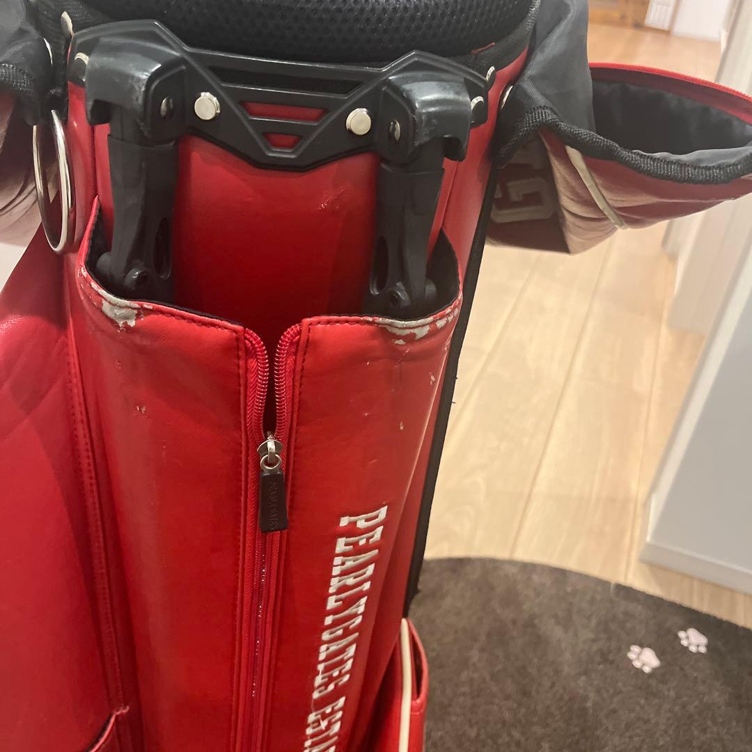 PEARLY GATES キャディバッグ 89 レッド