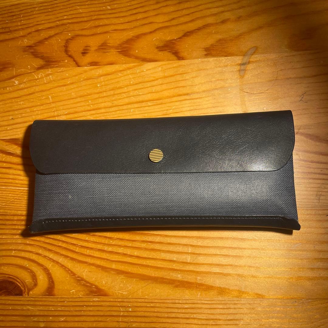 ポスタルコ スナップペンケース ネイビー