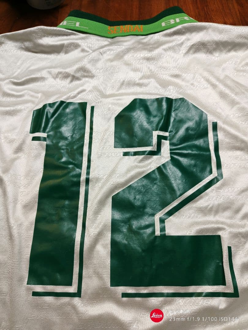 ブランメル仙台（現 ベガルタ仙台）ユニフォーム ホーム アウェイ 1996年頃