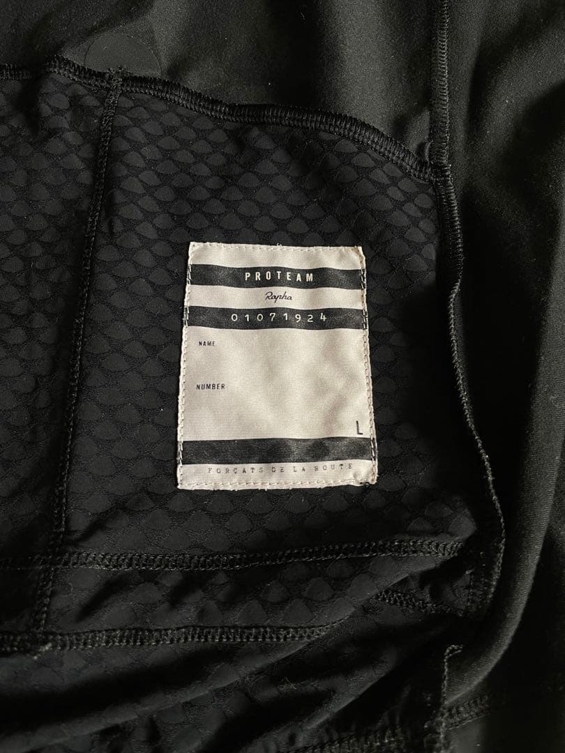 値下げ　Rapha プロチームロングスリーブエアロジャージ　Lサイズ　黒