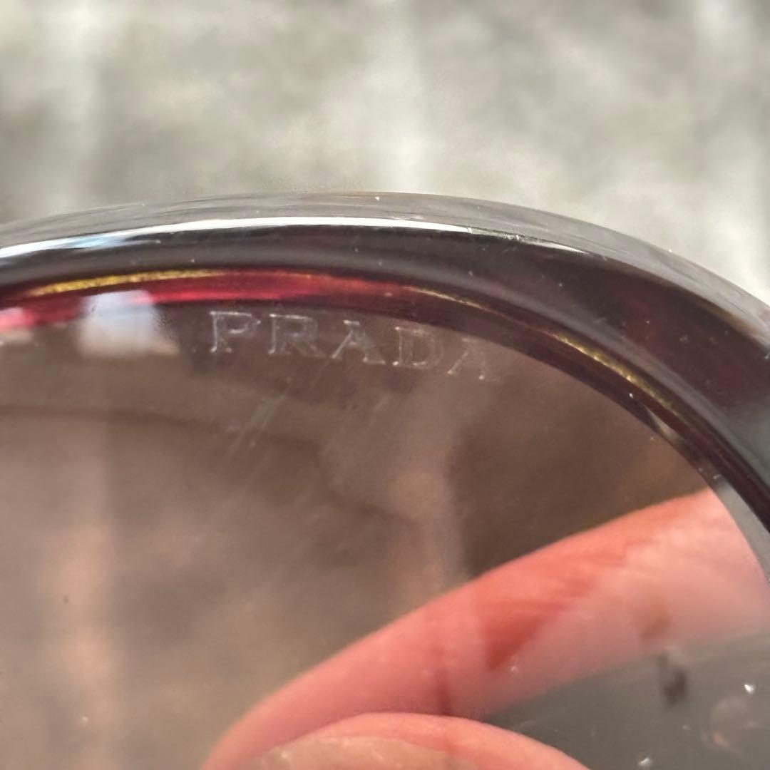 PRADA オーバーサイズサングラス ダークブラウン