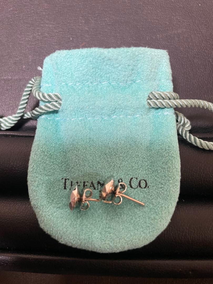 ティファニー(Tiffany) Pt950（プラチナ） ピアス　両耳用