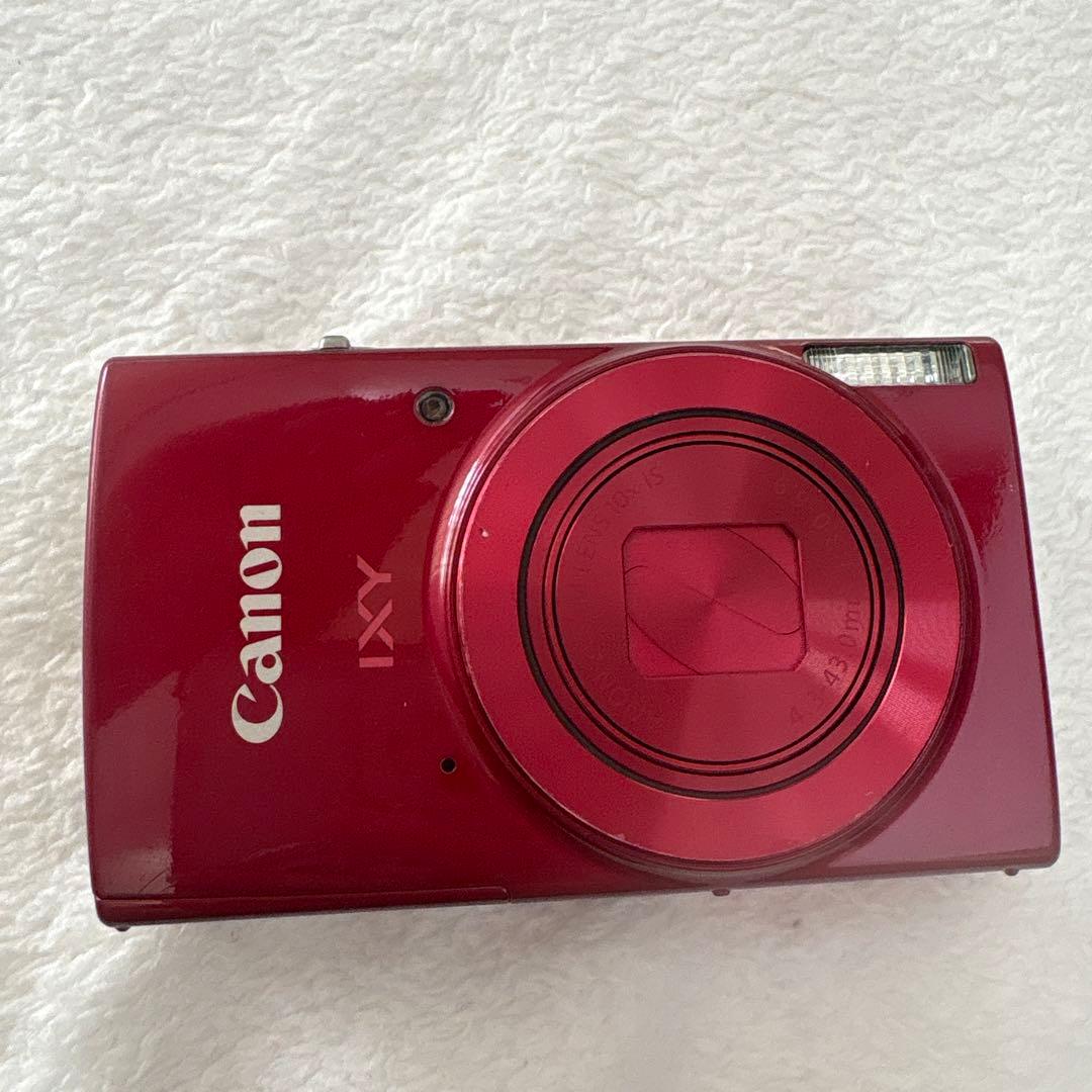 Canon IXY 190　レッド　赤　デジカメ　キャノン　エモい　平成