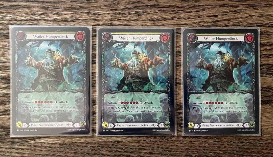 FaB Wailer Humperdinck RF 3枚セット