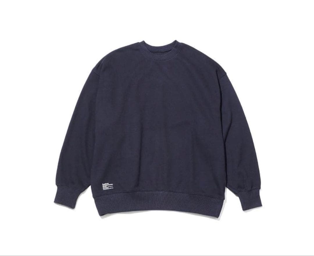 フレッシュサービス LIGHT OZ CREW NECK SWEAT NAVY