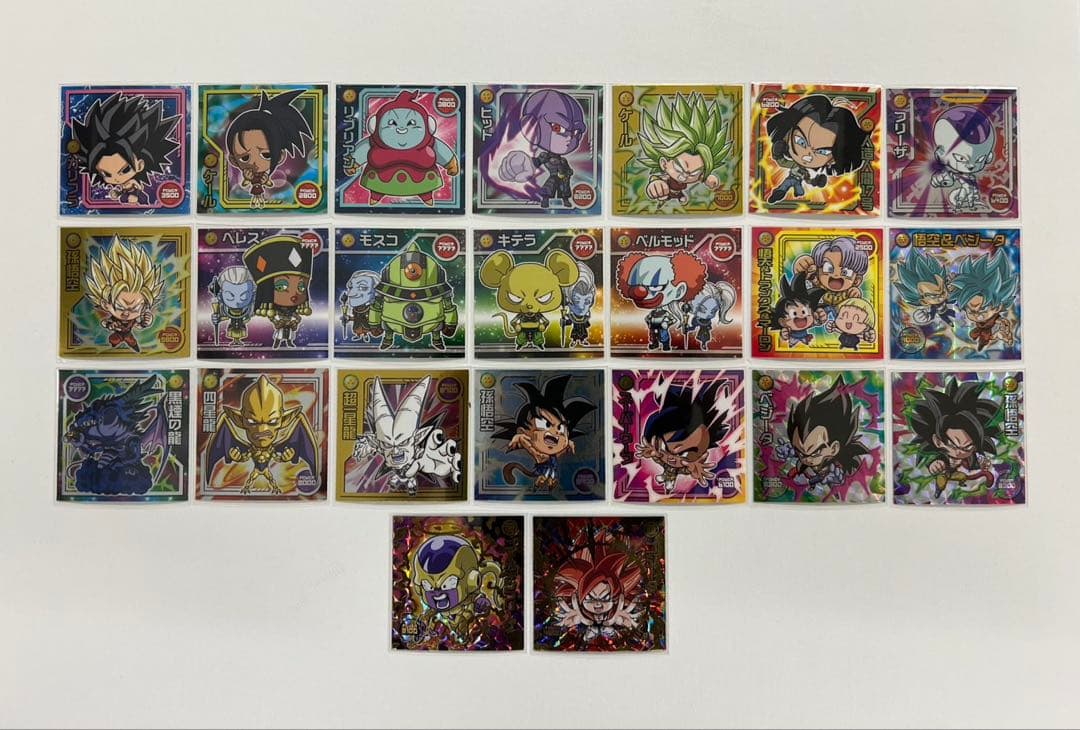 ドラゴンボール 超戦士 シール ウエハース　W5弾　フルコンプ