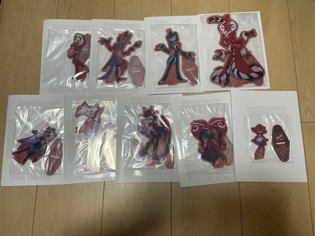 ハズビンホテル一番くじ　F賞　アクリルスタンド　全9種コンプリート