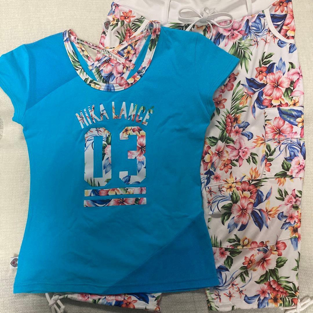 ミカノ　ミカランセ　MIKANO カーゴパンツ　Tシャツ　2点セット美品