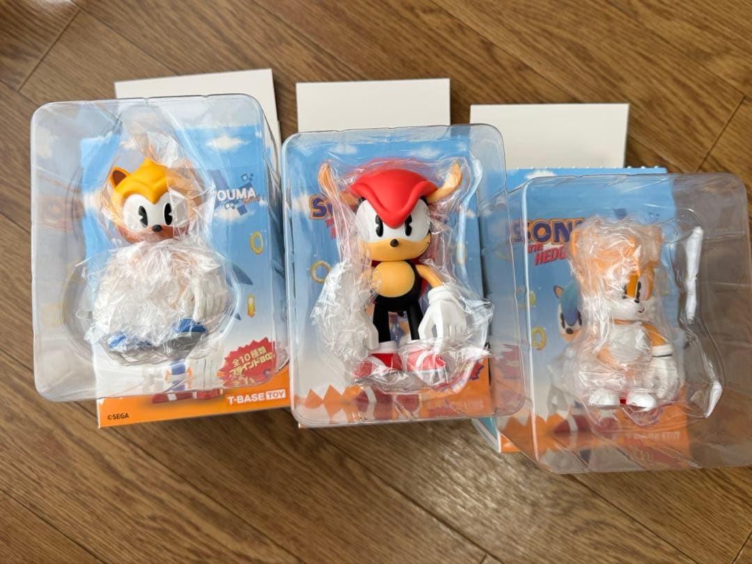 SONIC THE HEDGEHOG ブラインドBOX TOUMA ×3個