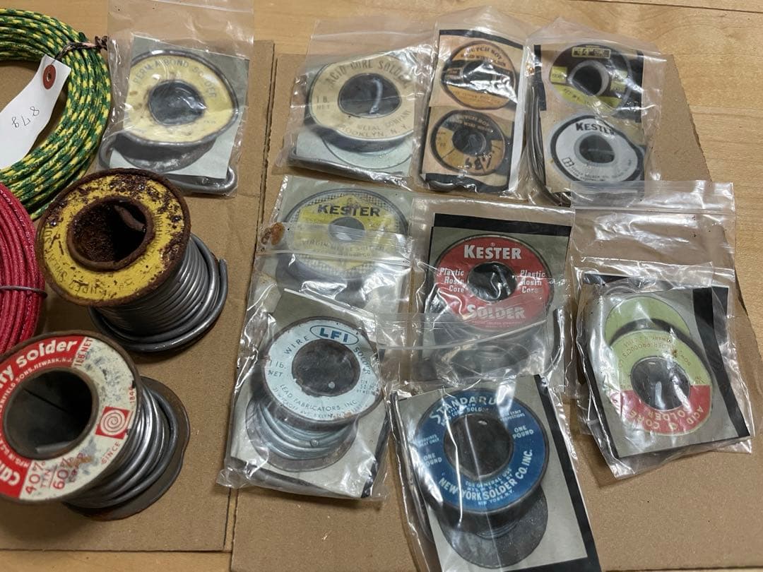 ビンテージ ハンダ ワイヤー KESTER等たくさん