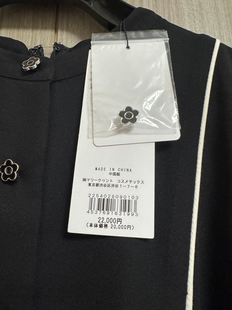 MARY QUANT ブラック ワンピース 半袖 BFセール中！早い者勝ち