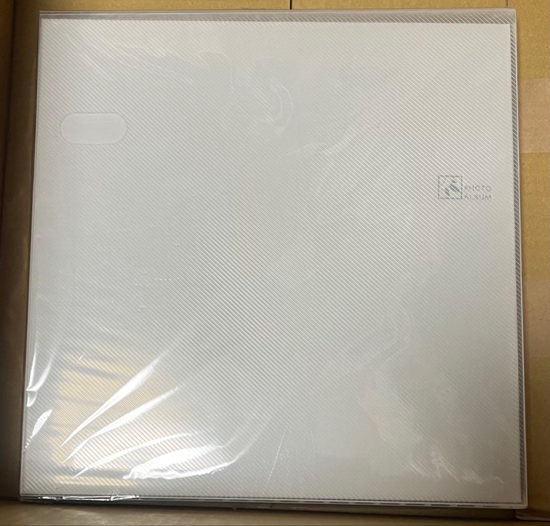 ナカバヤシ フォトアルバム L判 ブロマイド 9冊セット ホワイト