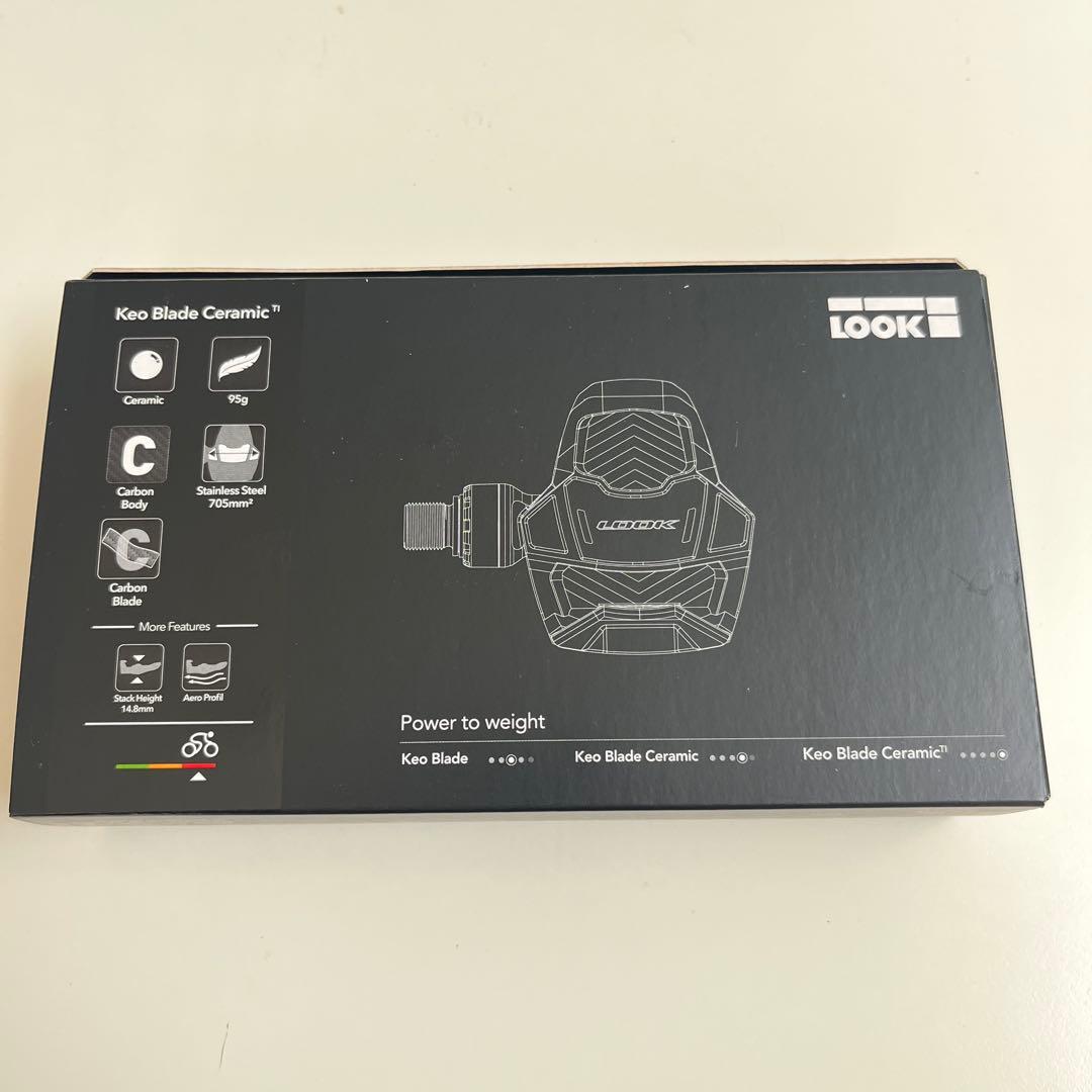 LOOK Keo Blade Ceramic TI ペダル (クリート付き)