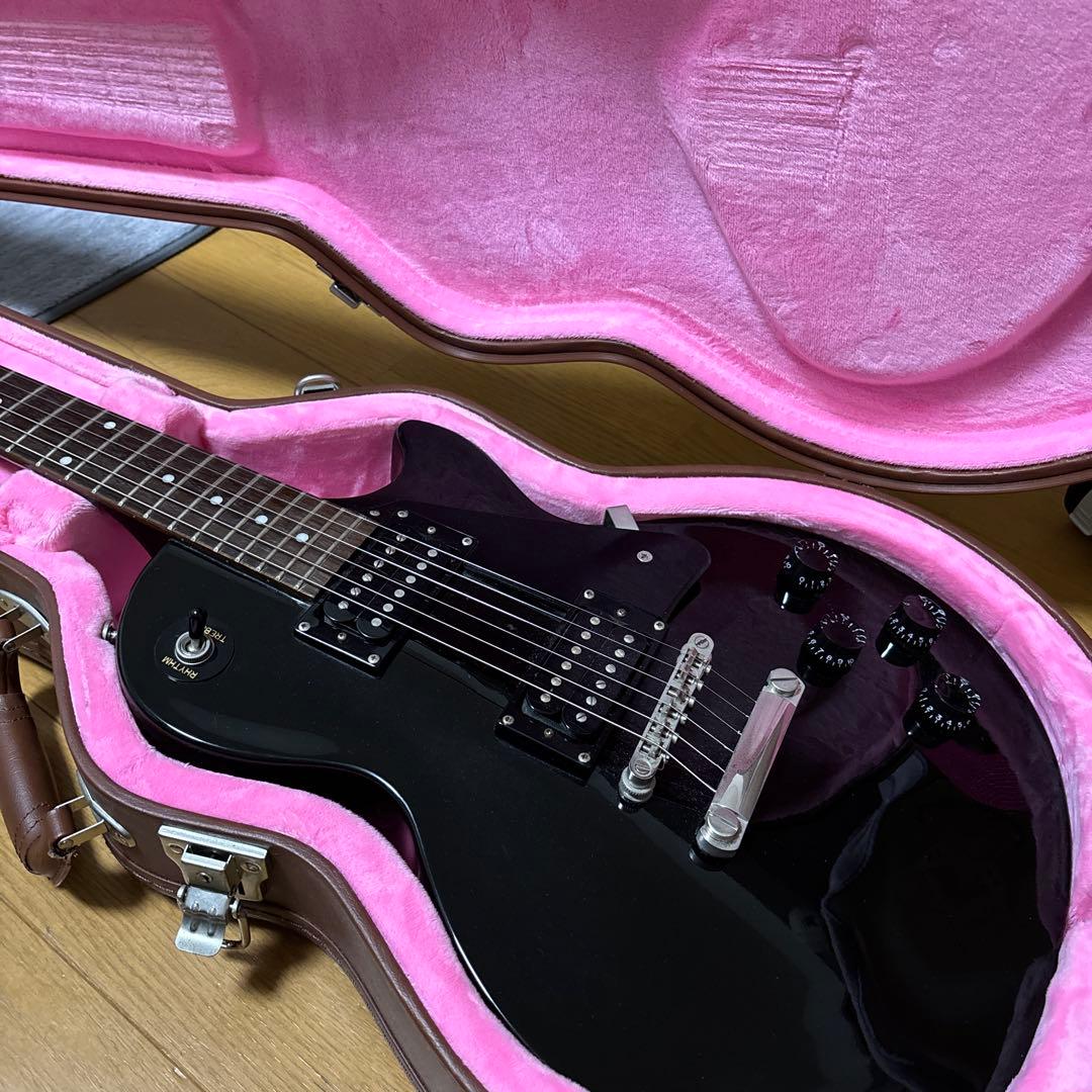 Epiphone Les Paul スタジオ黒とエピフォンハードケース