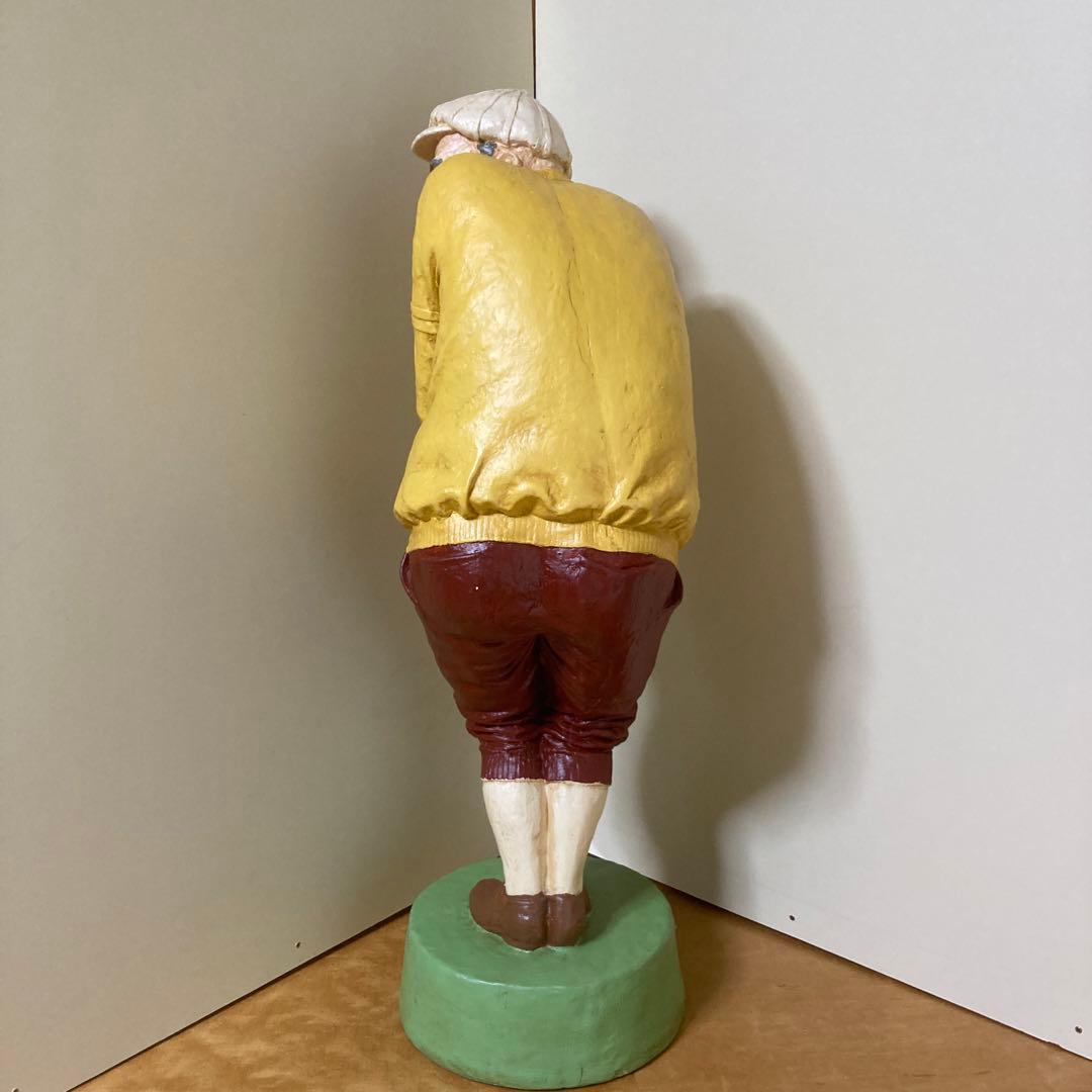 ヴィンテージ人形　ゴルフを楽しむおじさん