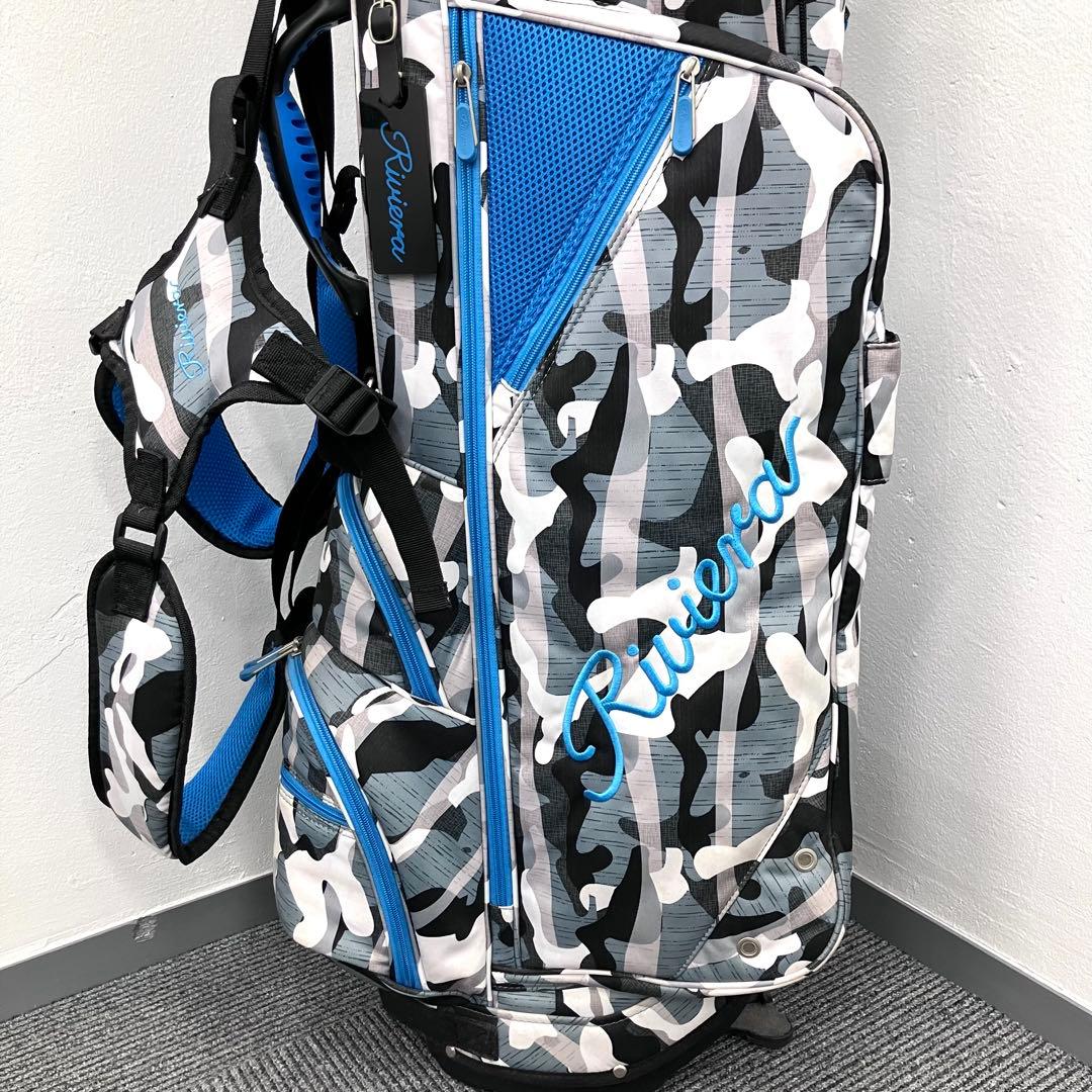 Riviera リビエラ ゴルフ キャディーバッグ 迷彩 RCB-181 美品