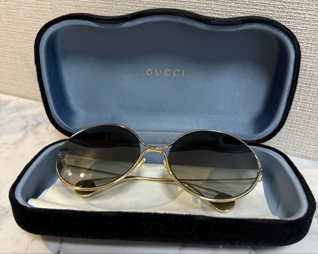 GUCCI パール サングラス ケース付き