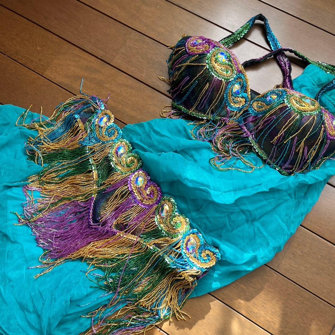 ベリーダンス 衣装　セットアップ　ブラベルト