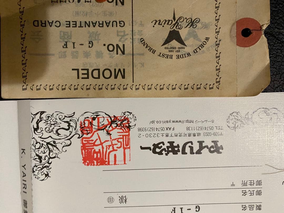 ギター k.yairi GF 1