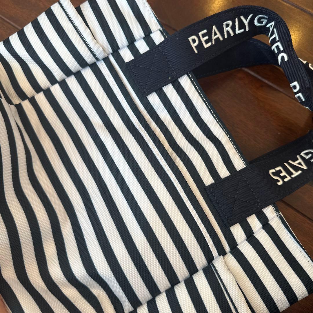 新品パーリーゲイツ 【定番】カート バッグ ＜ボーダー柄＞タグ付き