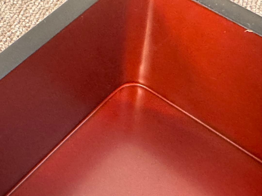 【輪島塗】沈金牡丹彫 三段重箱 金蒔絵 六五重 内朱塗 天然木 共箱