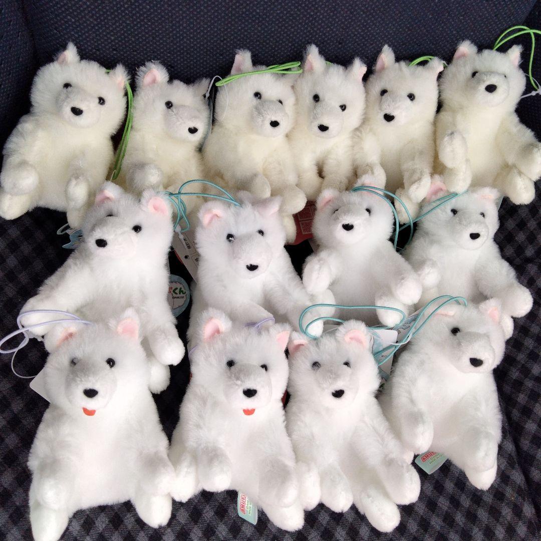 くったりサモエドくんごきげん　VMCぬいぐるみマスコット　しろろん