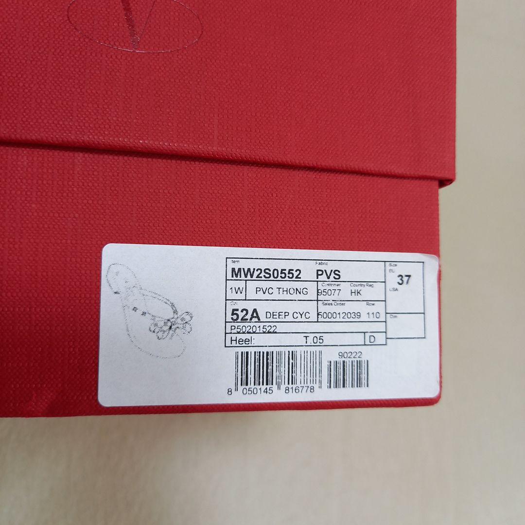 VALENTINO ヴァレンティノ ロックスタッズ ラバー トングサンダル 37