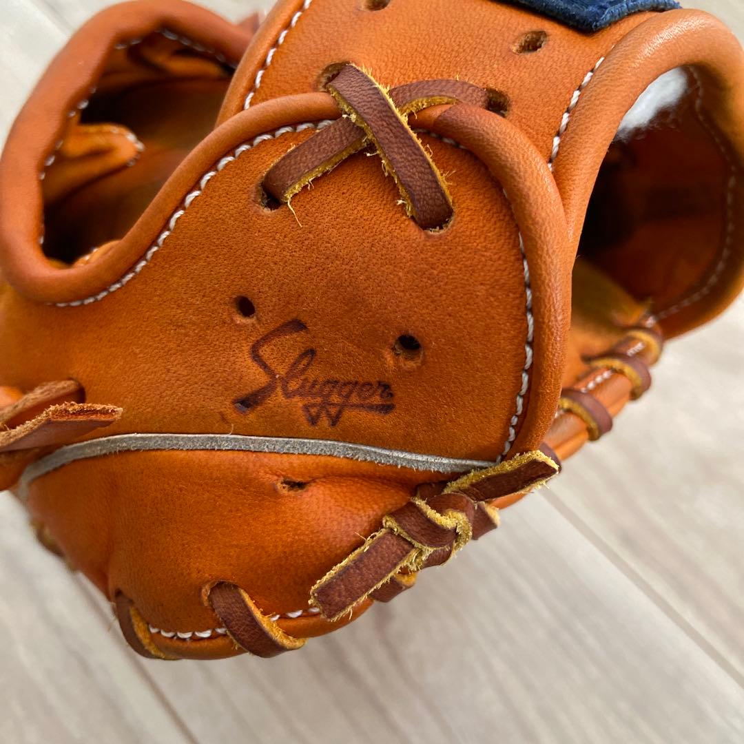 久保田スラッガー　KSN-L7s KSオレンジ 東京支店型付け　オイル加工済