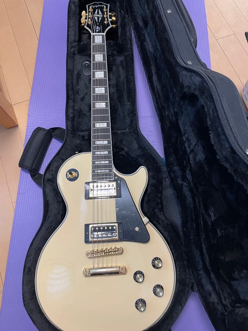 Epiphone Les Paul アイボリー ハードケース付き