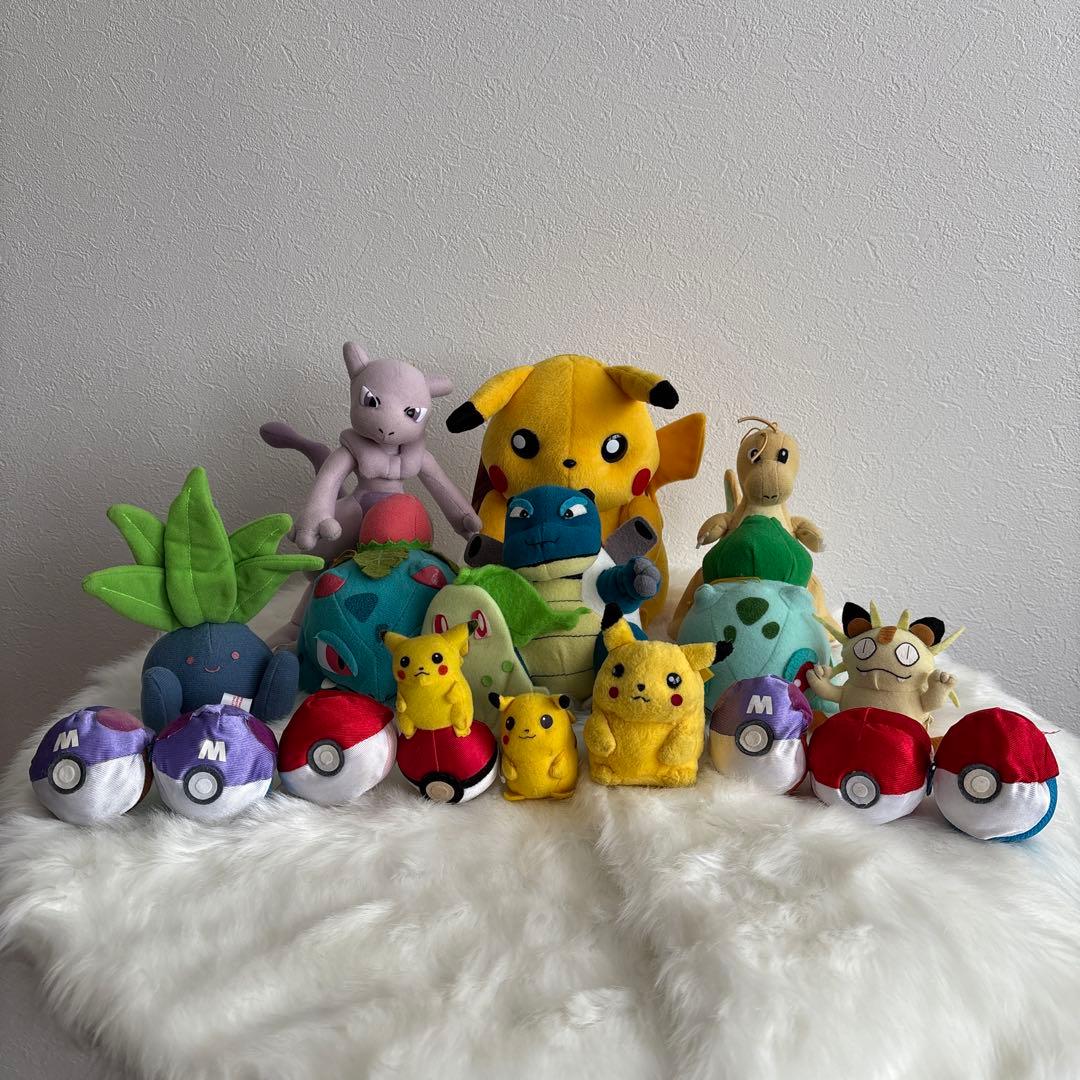 ポケモンのぬいぐるみ達