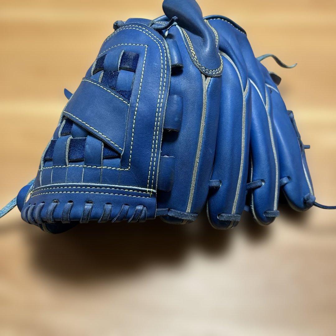 Mizuno Pro 軟式野球グローブ 青