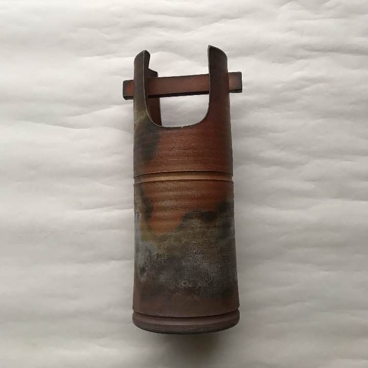 備前焼 一輪ざし 縦２４㎝横幅１０㎝