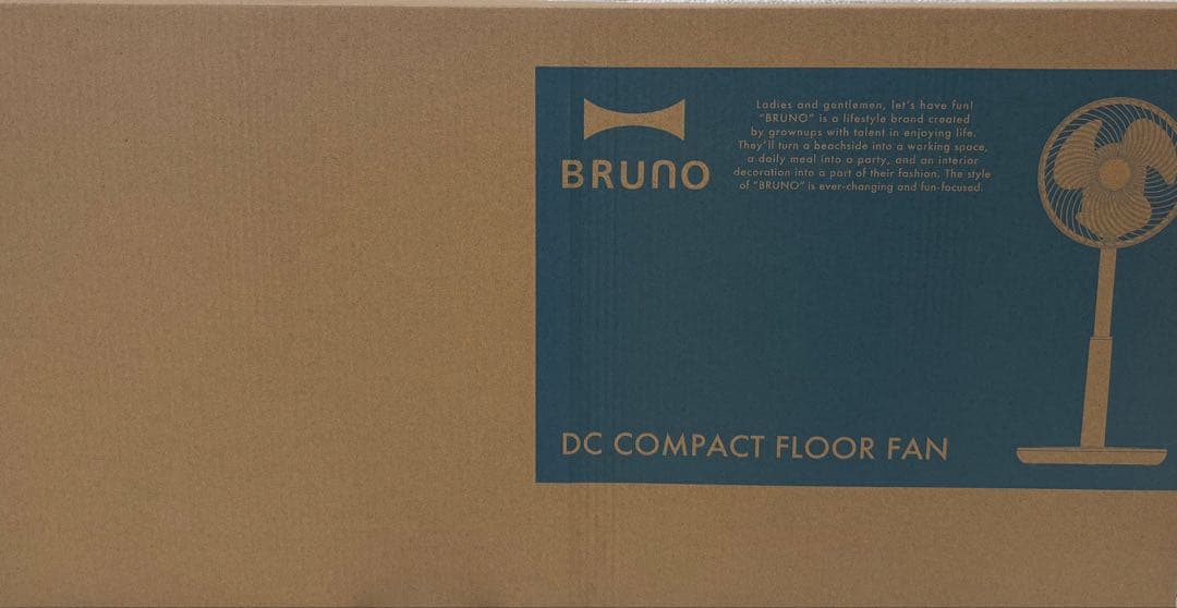 【新品】BRUNO DCコンパクトフロアファン
