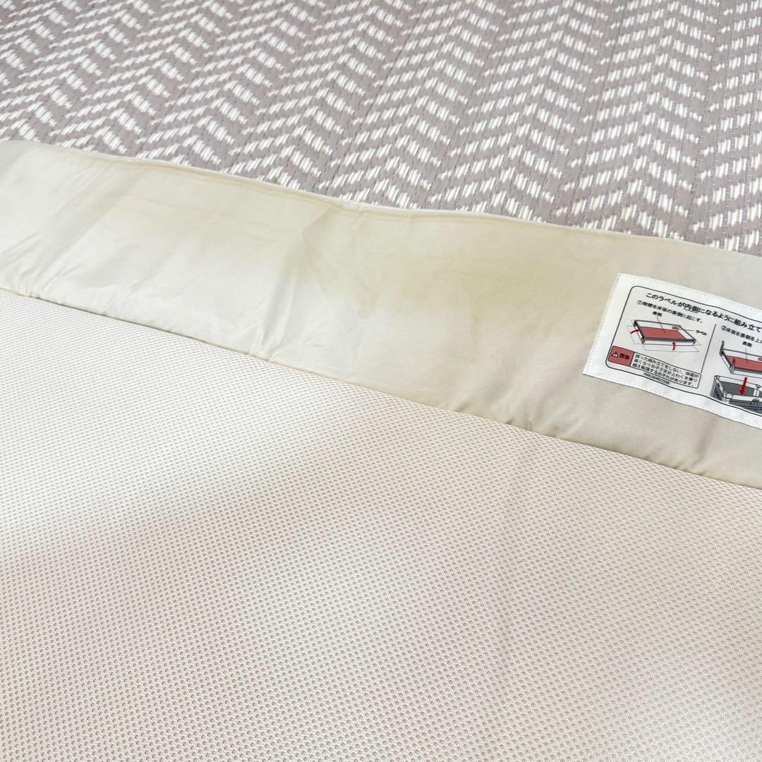 アップリカ　ココネルエアーAB ホワイトグレー Aprica ベビーベッド