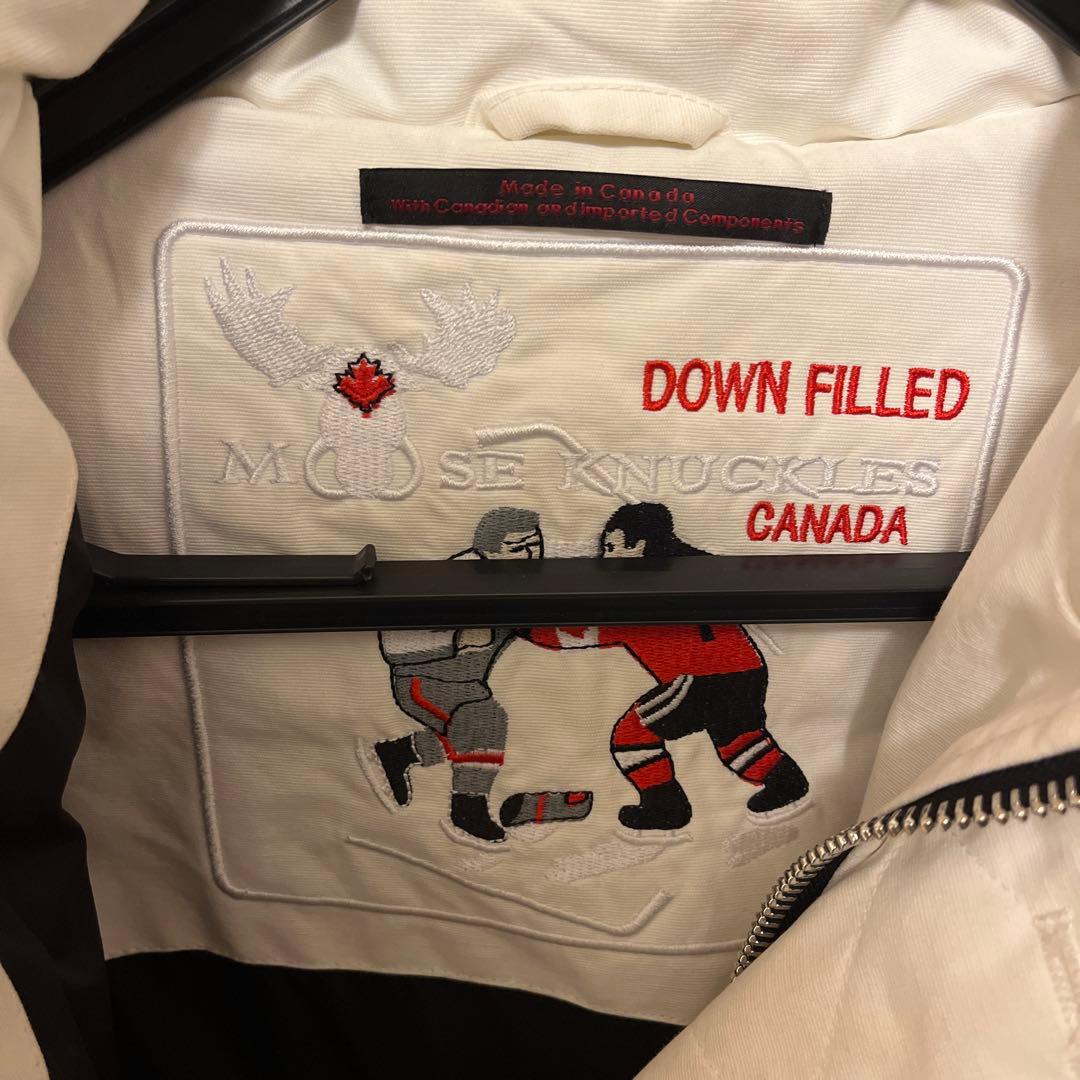 MOOSE KNUCKLES ダウンジャケット ホワイト