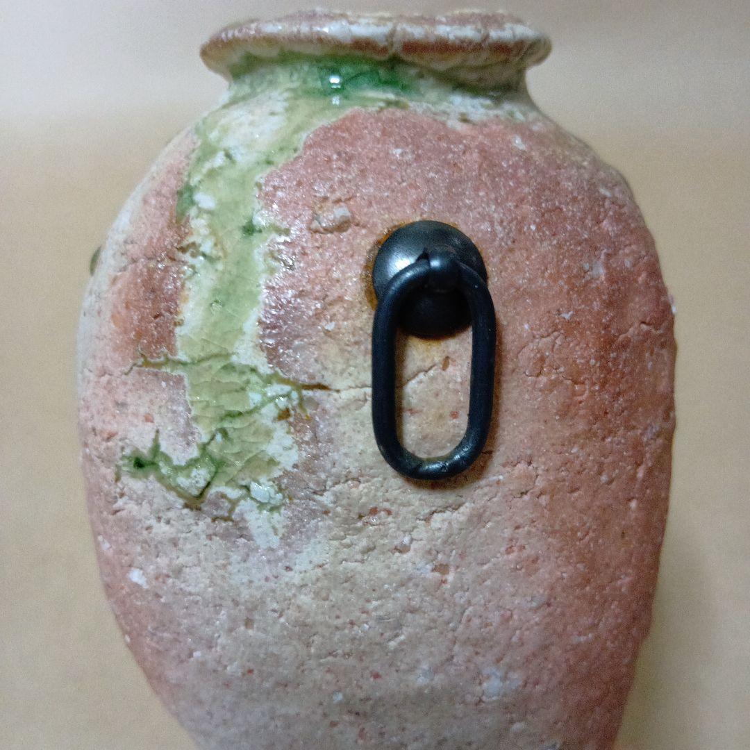 茶道具　信楽焼掛花入