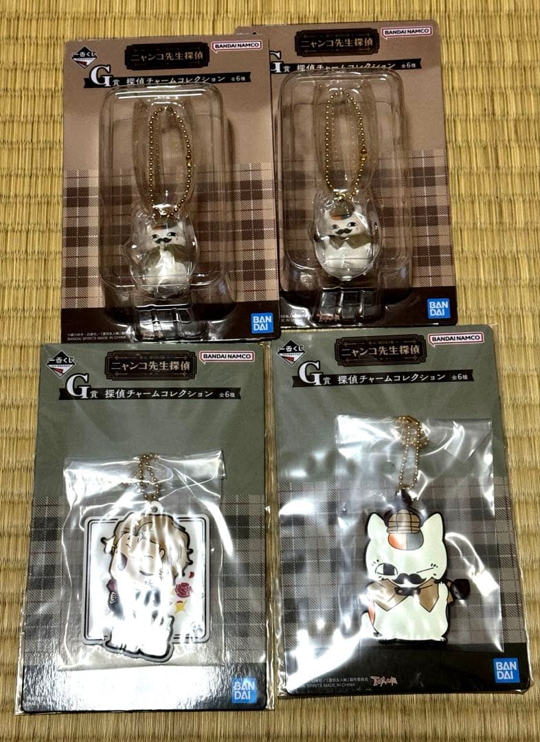 夏目友人帳　ニャンコ先生　くじ　フィギュア　マスコット　チャーム　キーホルダー