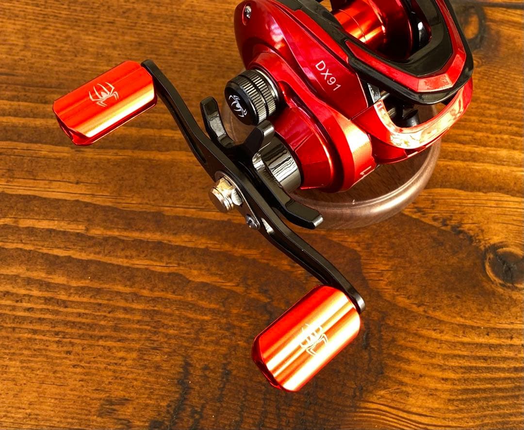 バス釣りセット　2ピースロッド　6ft バスロッド　ベイトロッド　カーボンロッド