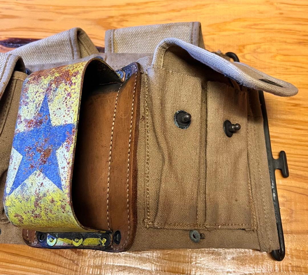 【実物！】当時物　米軍　米兵　WWⅡ BARマガジンベルト