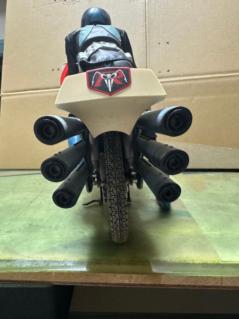 リアルアクションヒーローズ DX 仮面ライダー旧1号 & サイクロン号