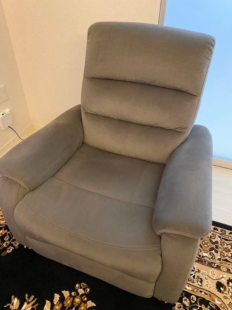 ニトリ 電動リクライニングソファ (Nビリーバ MF GY)