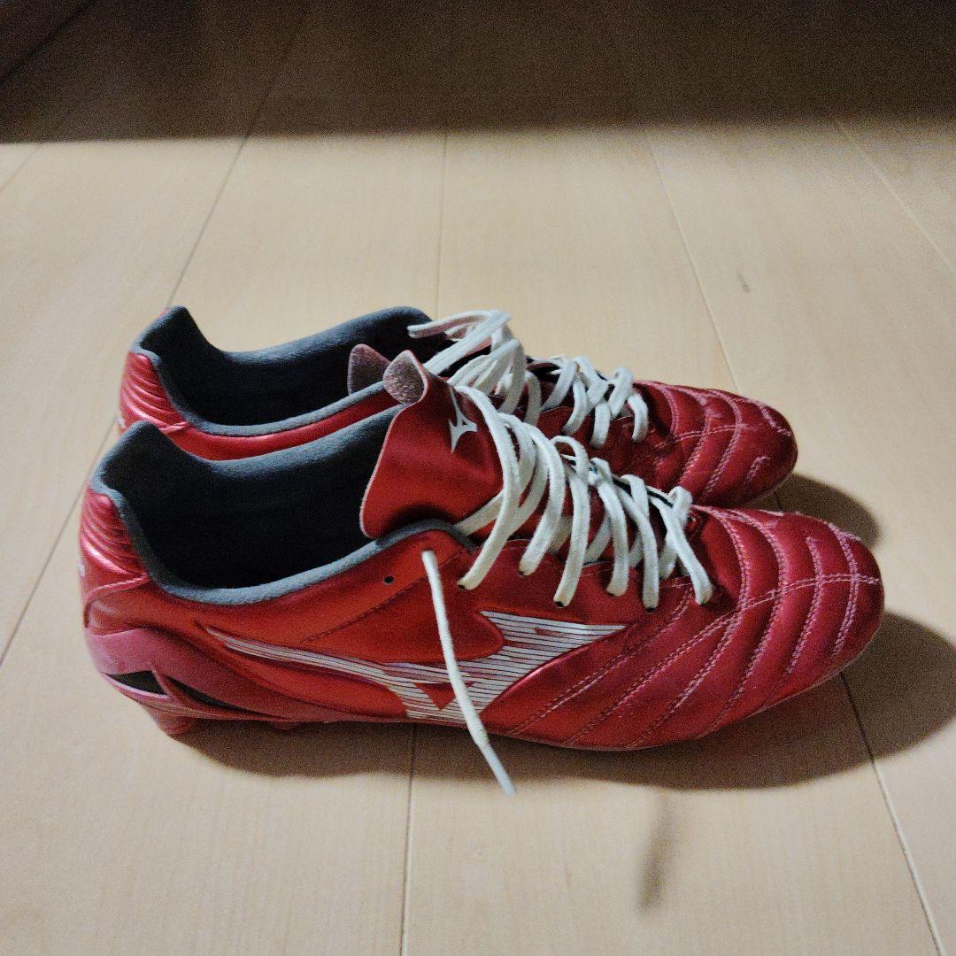 Mizuno サッカーシューズ レッド　モナルシーダネオ３プロ　中古品