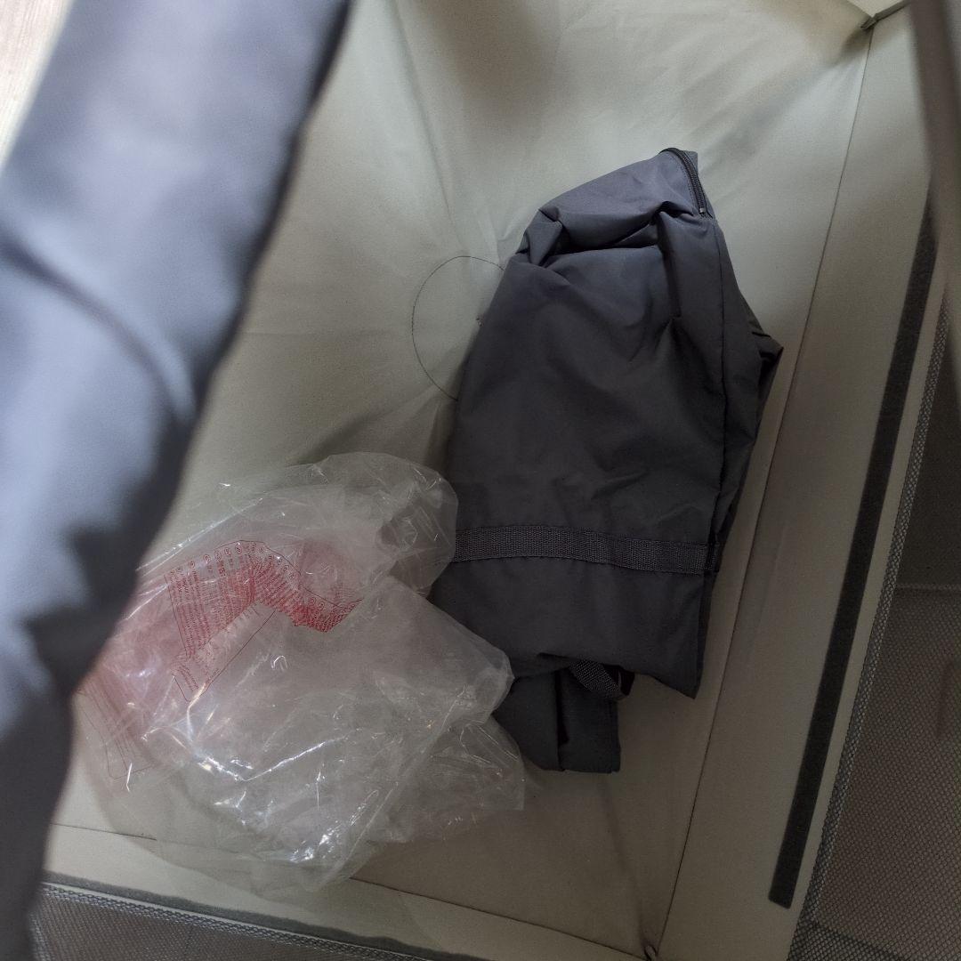 極美品　アップリカ　ベビーベッド ココネルエアー 　グレーベア