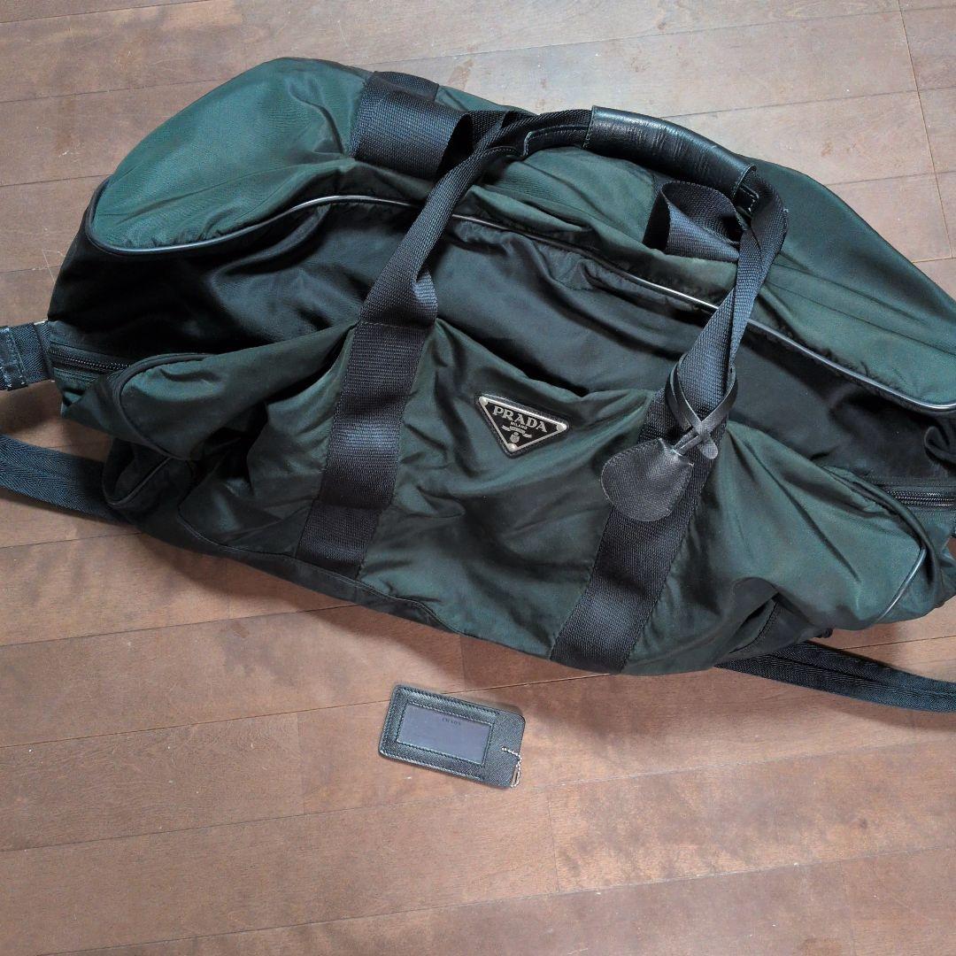 PRADA ボストンバッグ ブラック　難有りです